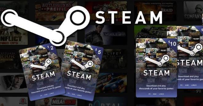 Steam Gift Cards, €5 - €100