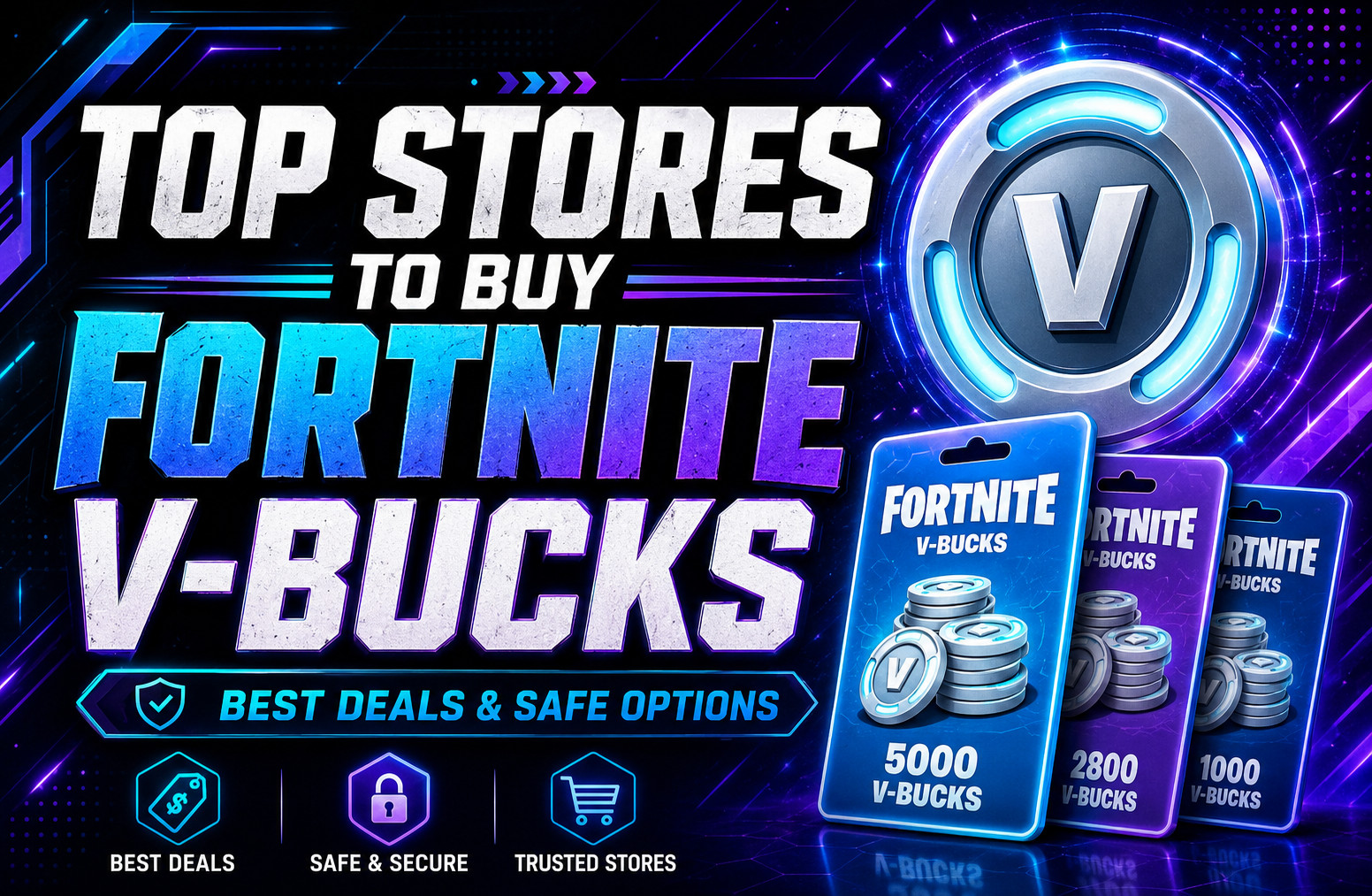 Top 5 Best Sites to Buy Fortnite V-Bucks