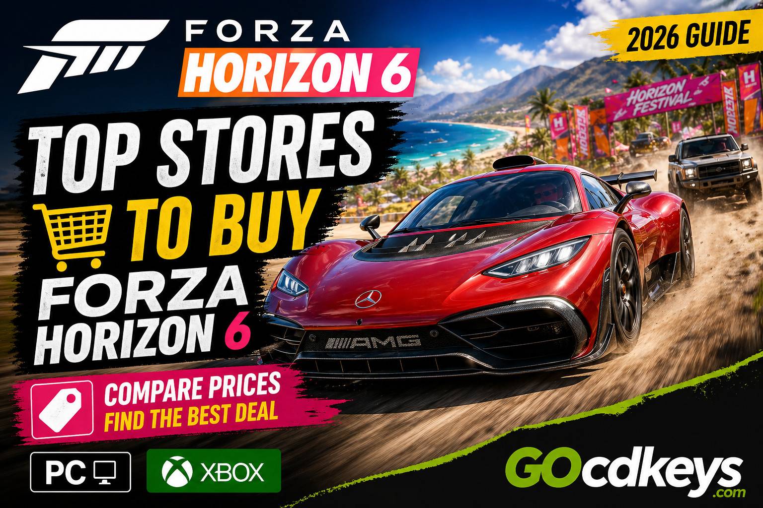 Top Stores to Buy Forza Horizon 6 for PC & Xbox