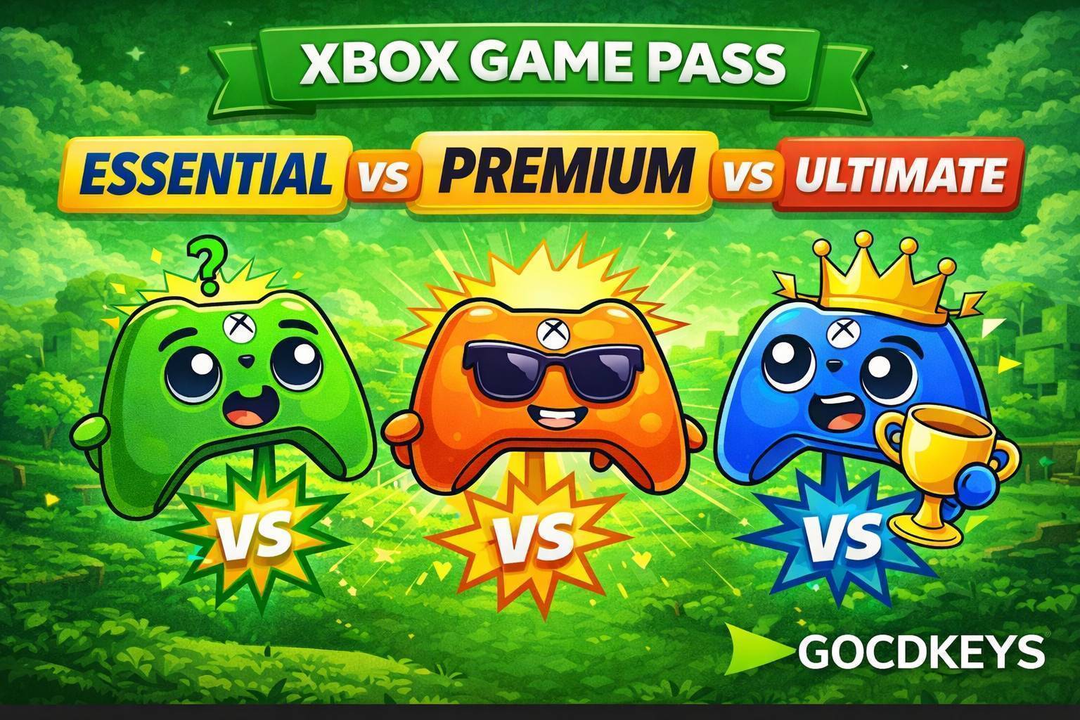 Xbox Game Pass Essential vs Premium vs Ultimate: which one?