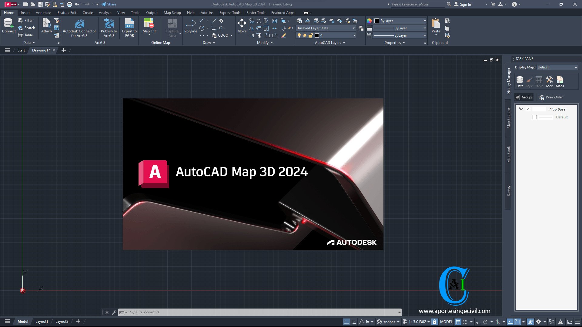Autodesk Autocad Map 3d 2024 Pc Cd Key 3 