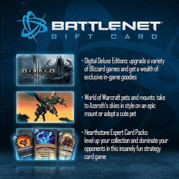 Blizzard Gift Card Crypto, Blizzard Battle Net