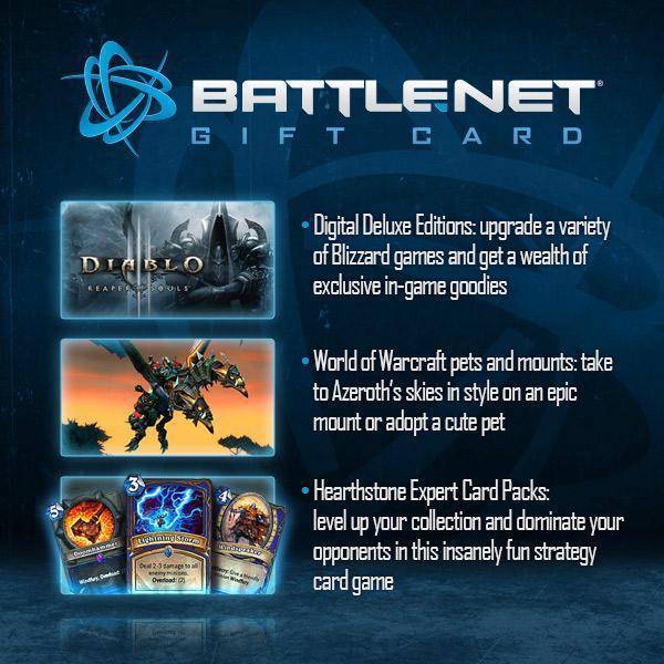  BattleNet Pre-Paid Game Card $20 : Everything Else