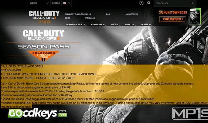 Buy Call of Duty: Black Ops 2 Steam CD key Cheaper!