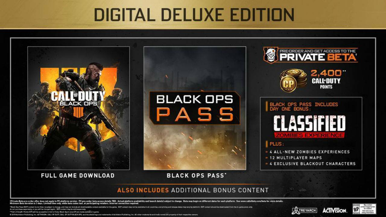 call of duty black ops 4 price for pc