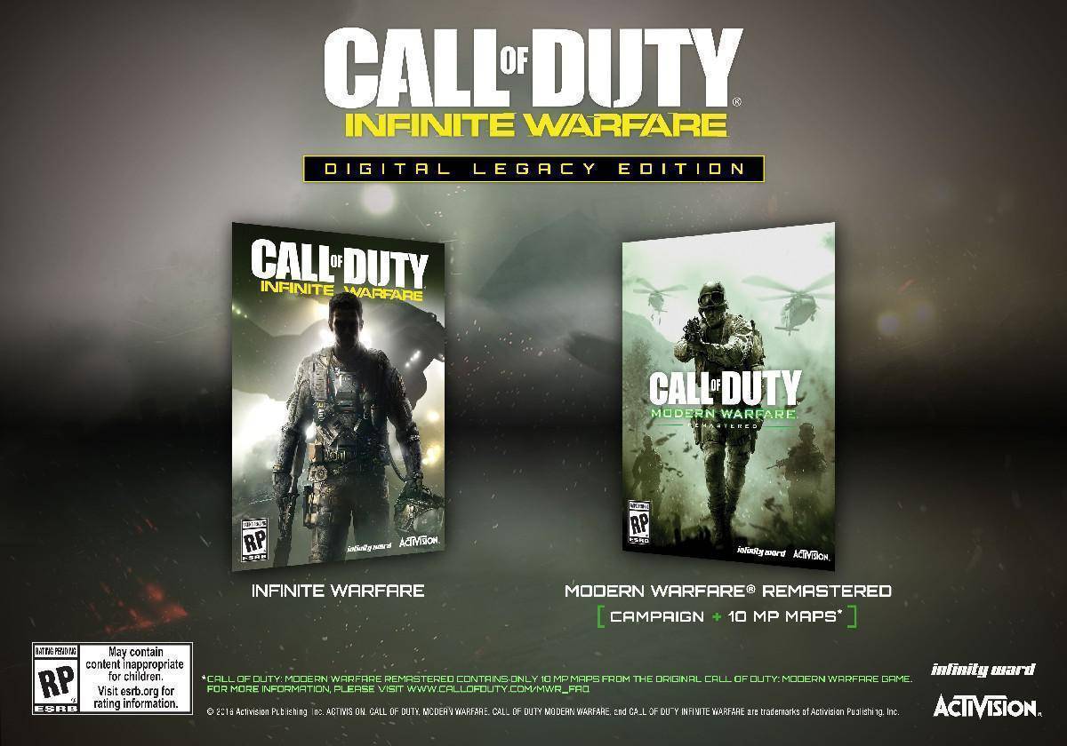 Call of Duty Infinite Warfare Legacy Edition (XBOX ONE) - Price of $8.58