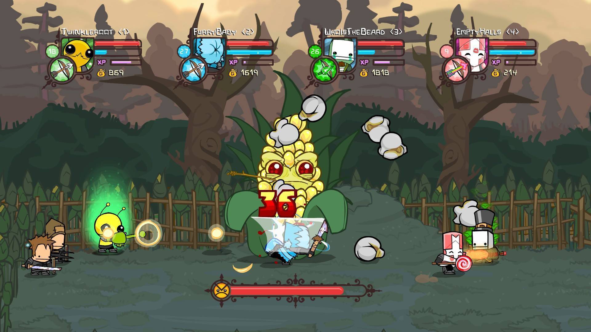 Castle Crashers é anunciado para Nintendo Switch ou quase