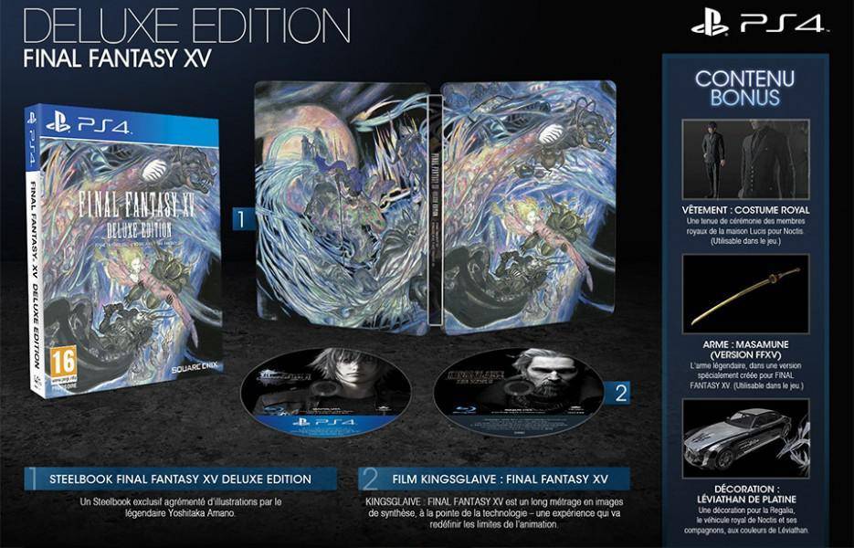 Final Fantasy XV 15 Deluxe Edition precio más barato: