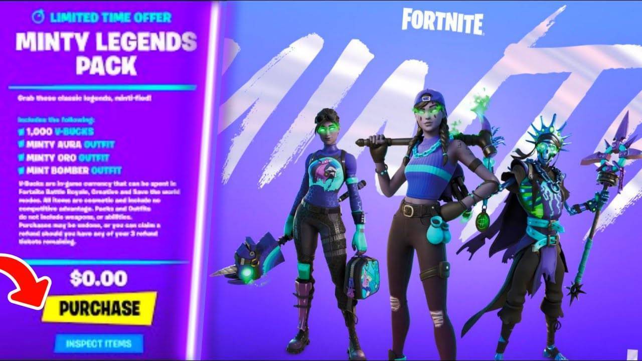 The Fortnite Minty Legends Pack - Fortnite