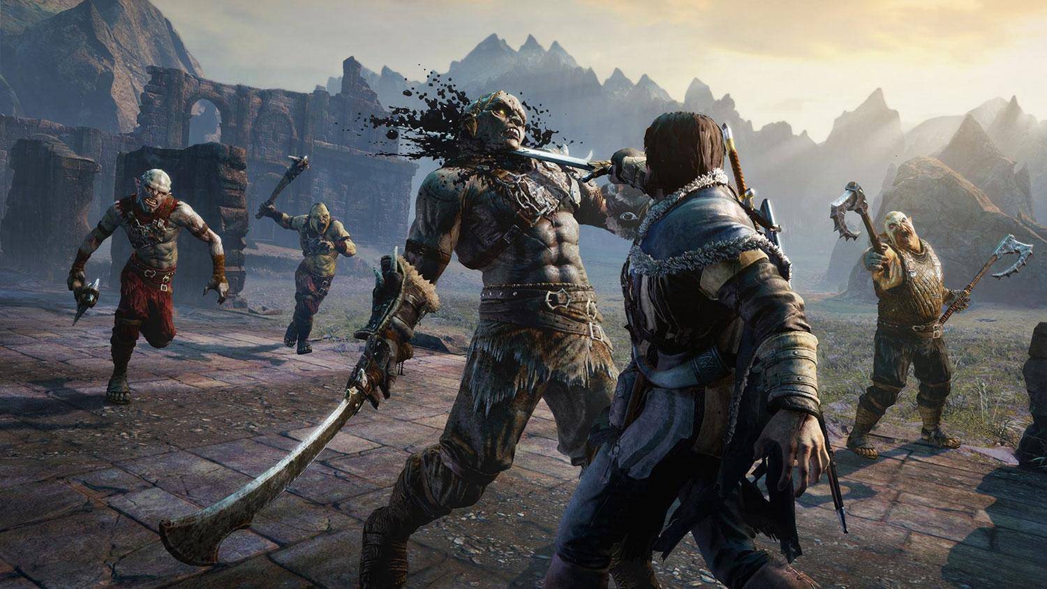 MIDDLE EARTH SHADOW of MORDOR GAME OF THE YEAR EDITION (2014 PS4