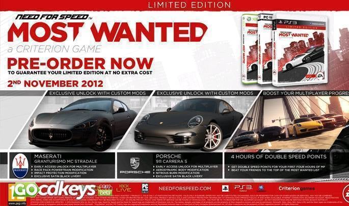 Nfs most wanted limited edition чем отличается