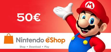 Carte Nintendo eShop 50 EUR, Code de téléchargement (EU)