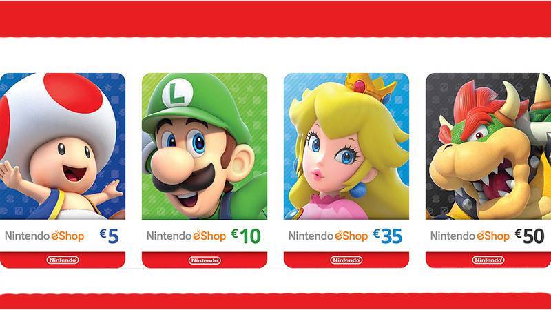 euro nintendo eshop card