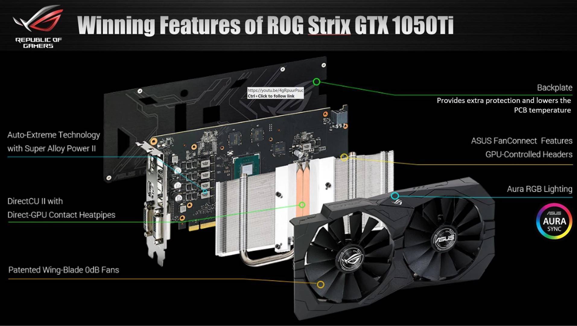 NVIDIA GEFORCE GTX 1050 Ti 4GB GDDR5 