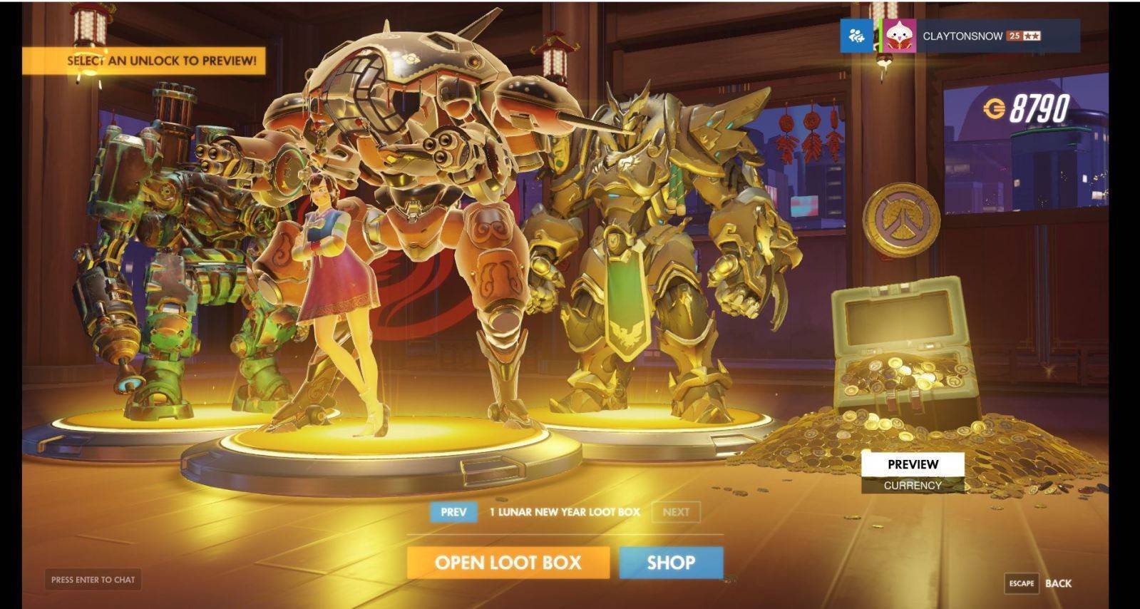 Overwatch Golden Box (PC/PS4/Xbox) (PC) Key cheap - Price of $11.69