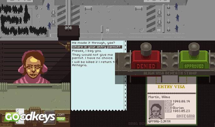 Buy Papers Please Pc Cd Key For Steam Compare Prices