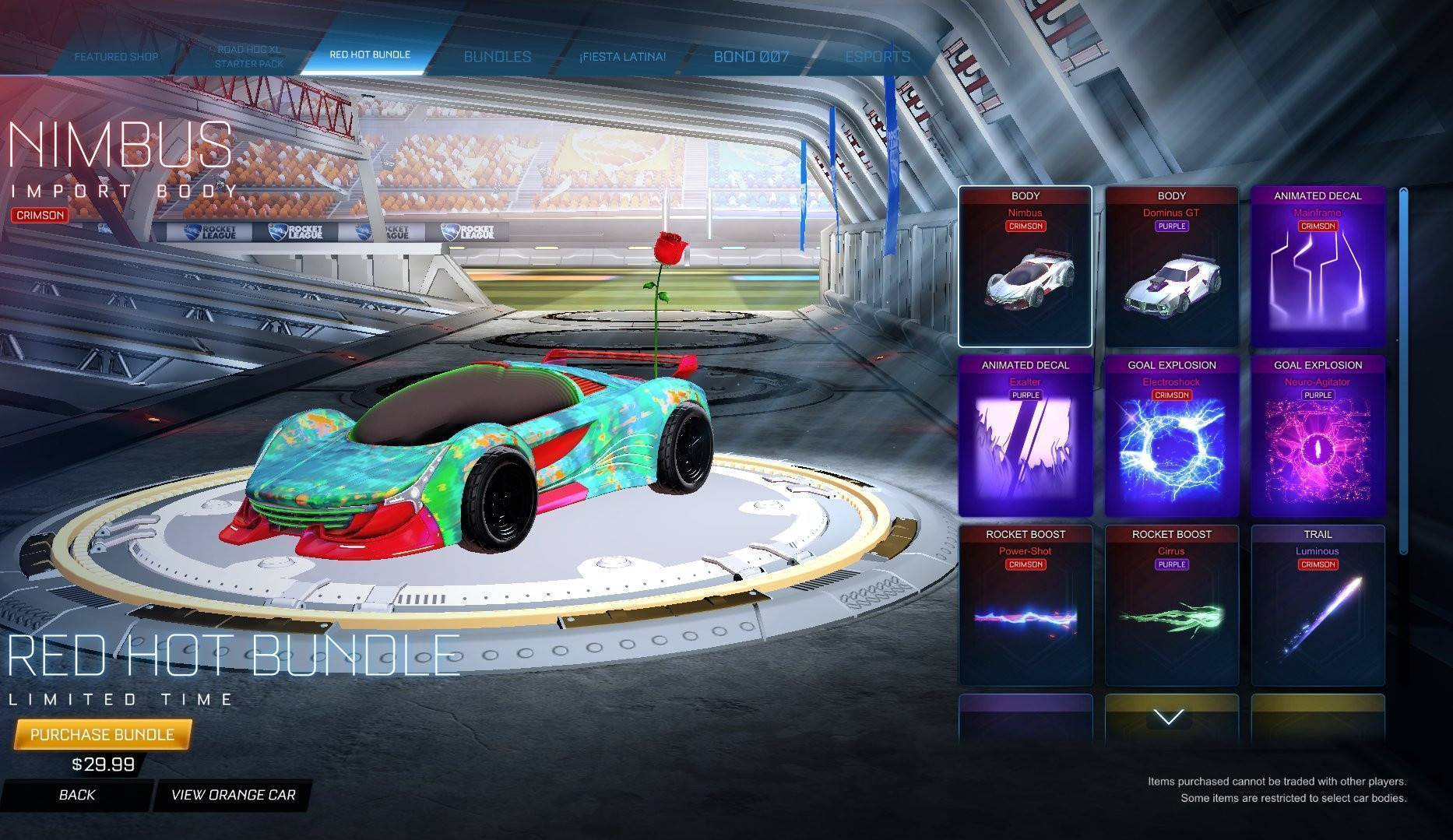 laundry Citizen Bowling Rocket League Red Hot Bundle (XBOX ONE) cheap - Price of $10.59