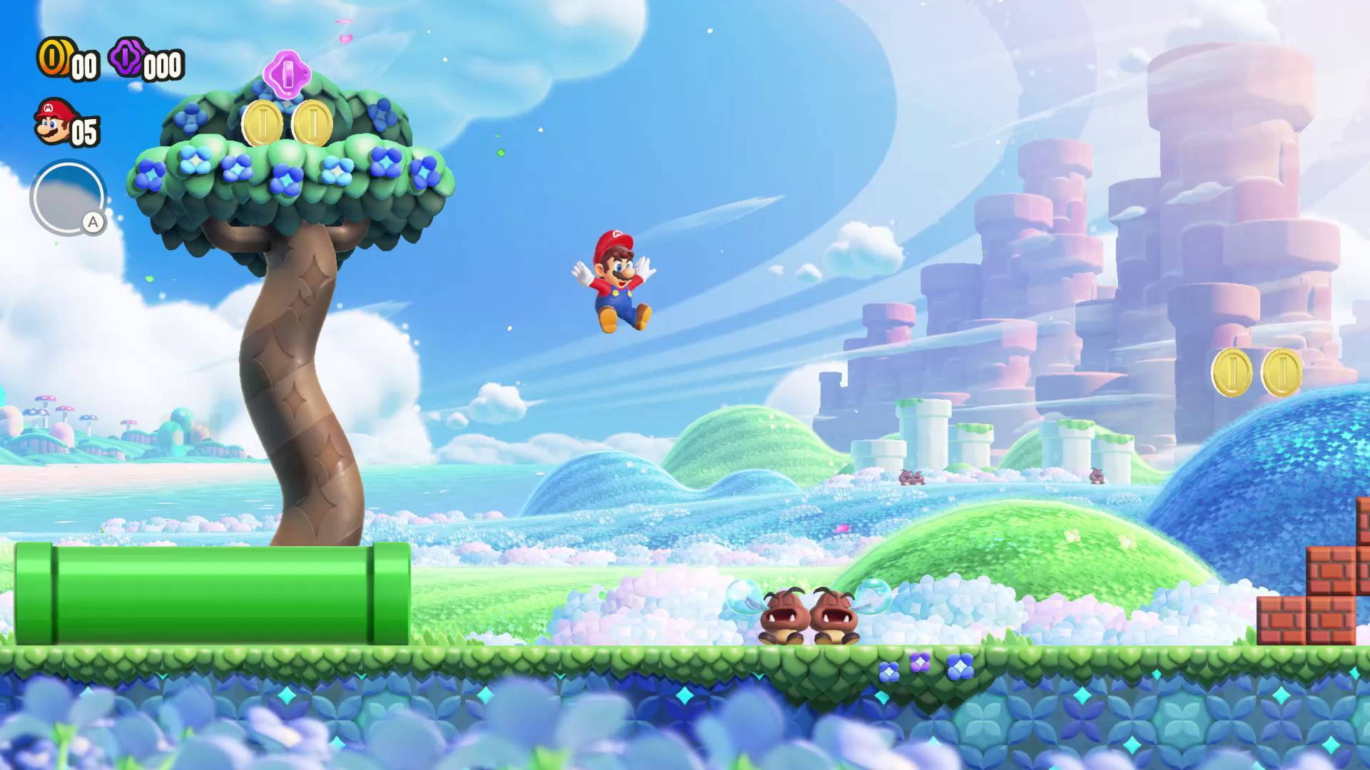 Super Mario Bros Wonder in the PS5 