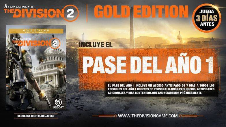 the division 2 gold edition ps4