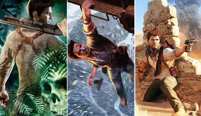 Uncharted The Nathan Drake Collection 3 Games for Sony Playstation 4 Age  16+
