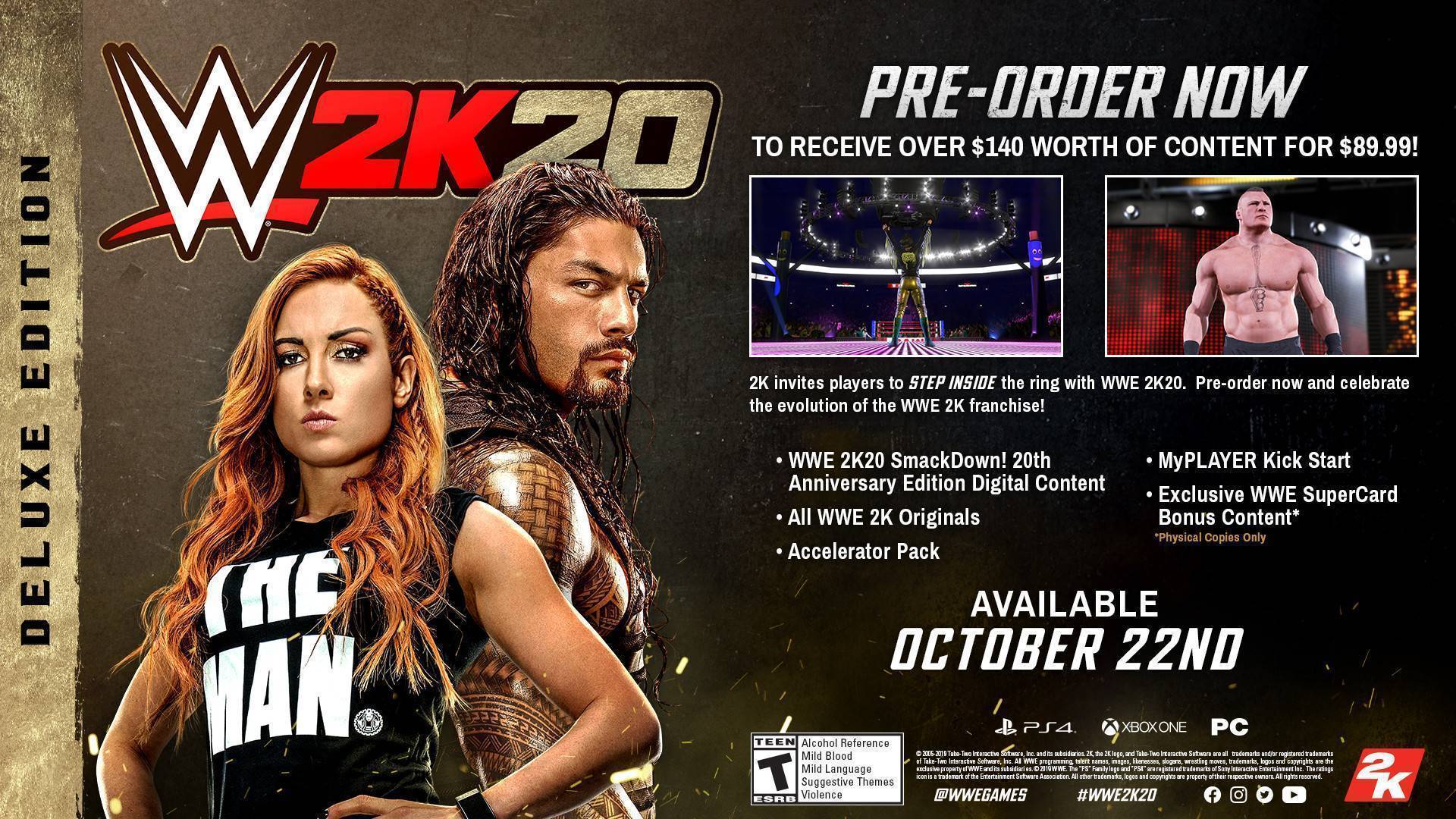 Mug pedal ideologi WWE 2K20 (PS4) cheap - Price of $13.85
