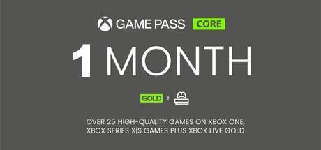Xbox Game Pass Core 1 Month (XBOX ONE) cheap - Price of $4.68