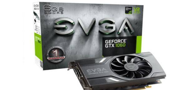 EVGA GeForce GTX 1060 Gaming 6GB Tarjeta gráfica precio más barato: €