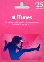 ITunes Gift Card $25 