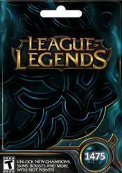 League of Legends 1475 Riot Points 