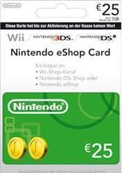 Nintendo eShop Card 25 EURO (PC) Key cheap - Price of