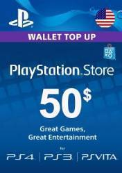 PlayStation Network Gift Card $50 US (PS4) cheap - Price of $40.73