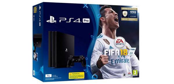 PlayStation 4 PRO 1TB + FIFA Consola precio más barato: 335,00€