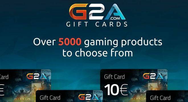G2A GIFT CARD 30€ GEWWINSPIEL